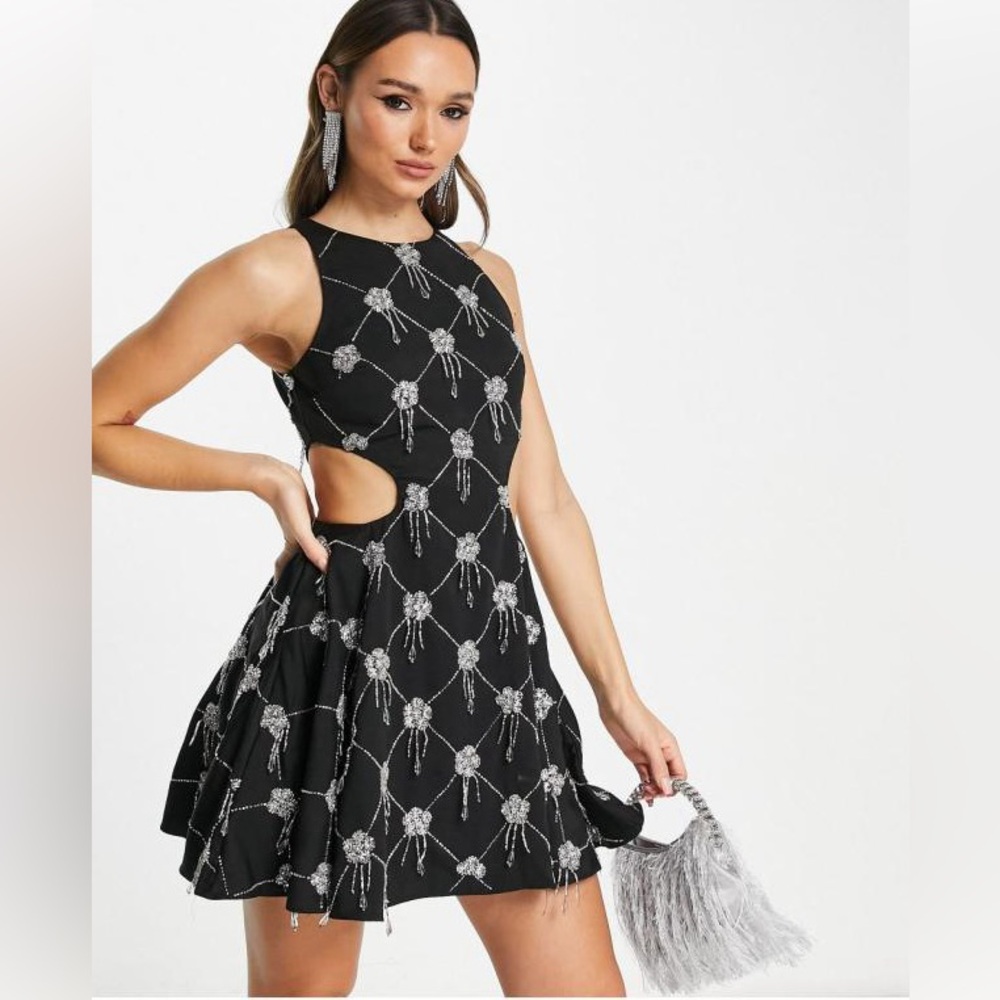 ASOS Embellished Mini Dress. NWT